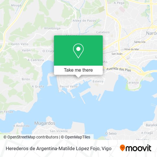 Herederos de Argentina-Matilde López Fojo map