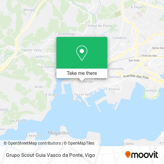 Grupo Scout Guia Vasco da Ponte map