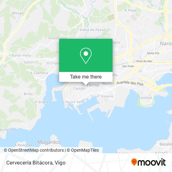Cervecería Bitácora map