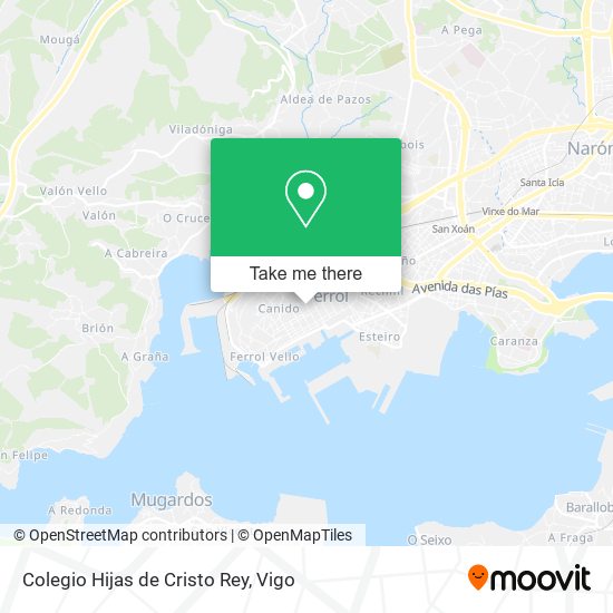 Colegio Hijas de Cristo Rey map