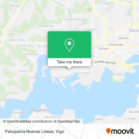 Peluqueria Nuevas Líneas map