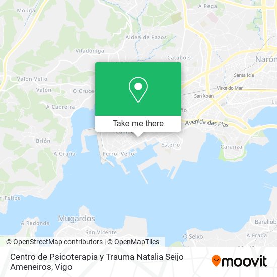 Centro de Psicoterapia y Trauma Natalia Seijo Ameneiros map