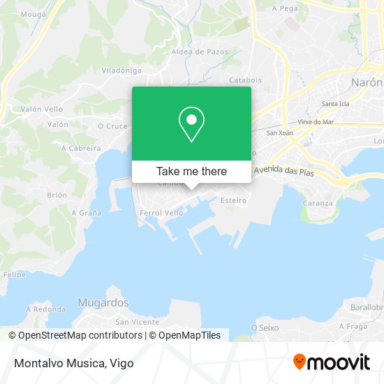 Montalvo Musica map