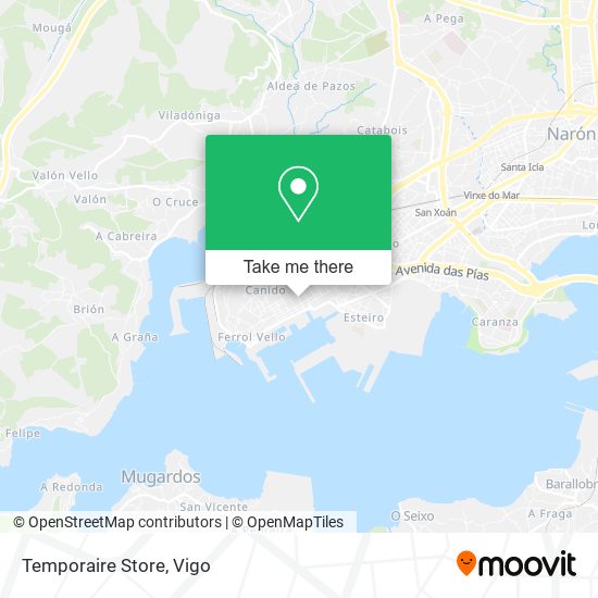 Temporaire Store map