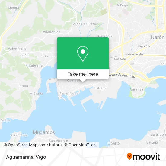 Aguamarina map
