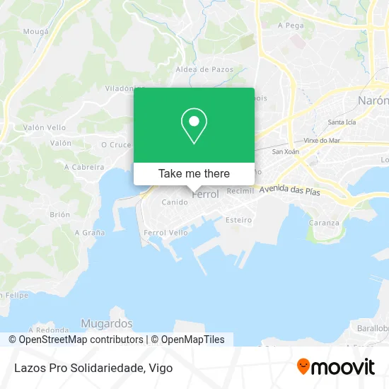 Lazos Pro Solidariedade map