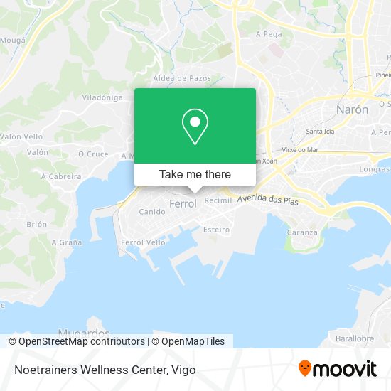 Noetrainers Wellness Center map