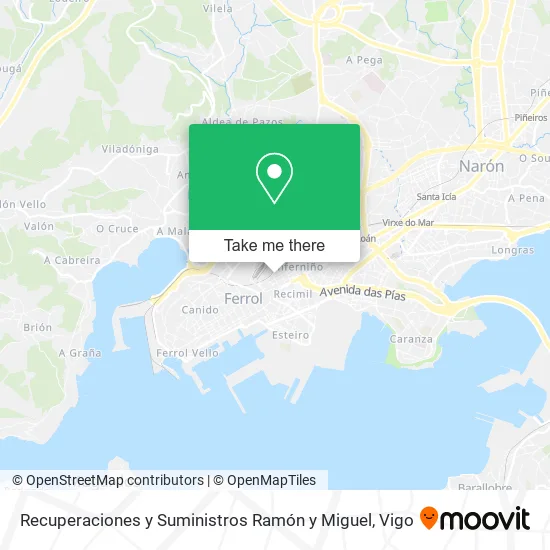 mapa Recuperaciones y Suministros Ramón y Miguel