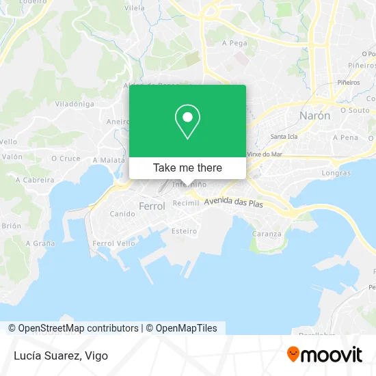 Lucía Suarez map