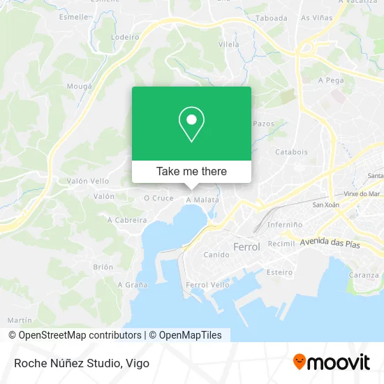 Roche Núñez Studio map