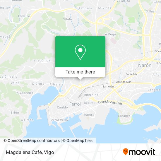 mapa Magdalena Café