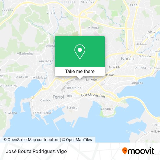 José Bouza Rodriguez map