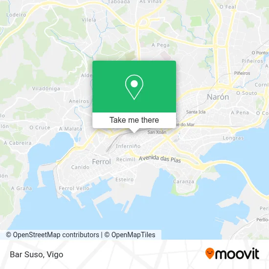Bar Suso map