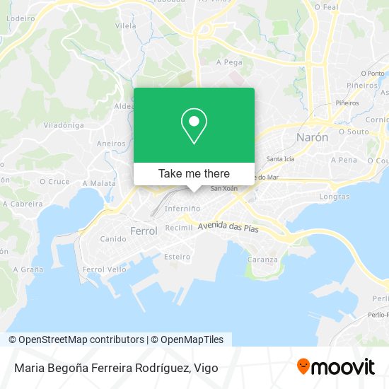 Maria Begoña Ferreira Rodríguez map