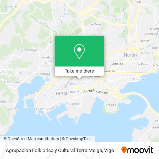Agrupación Folklorica y Cultural Terra Meiga map