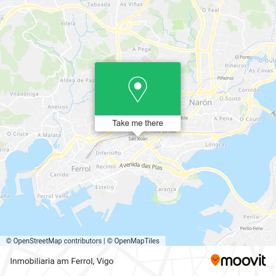 Inmobiliaria am Ferrol map