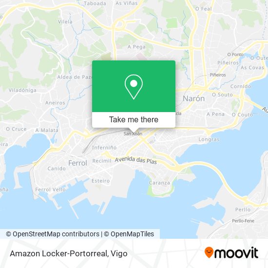 mapa Amazon Locker-Portorreal