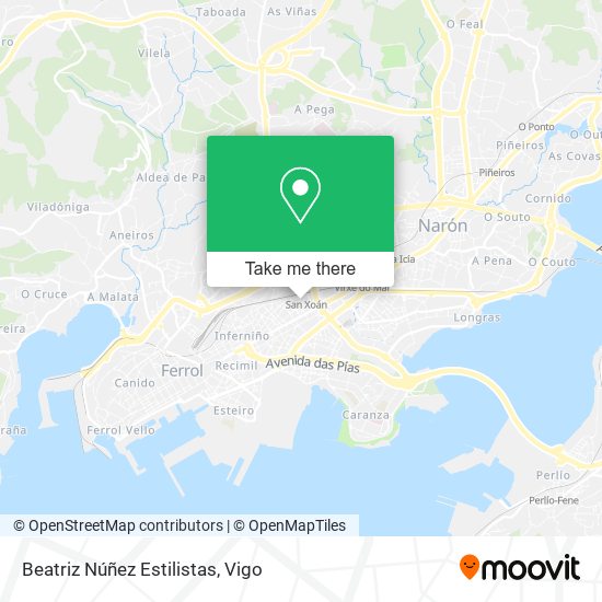 Beatriz Núñez Estilistas map