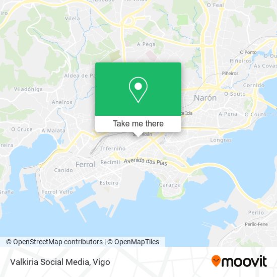 Valkiria Social Media map