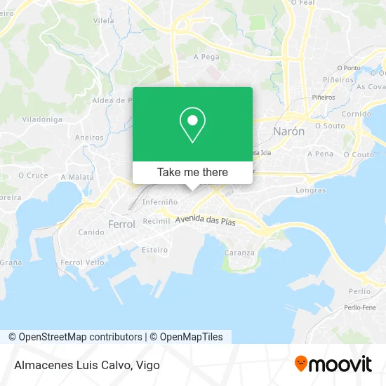 Almacenes Luis Calvo map