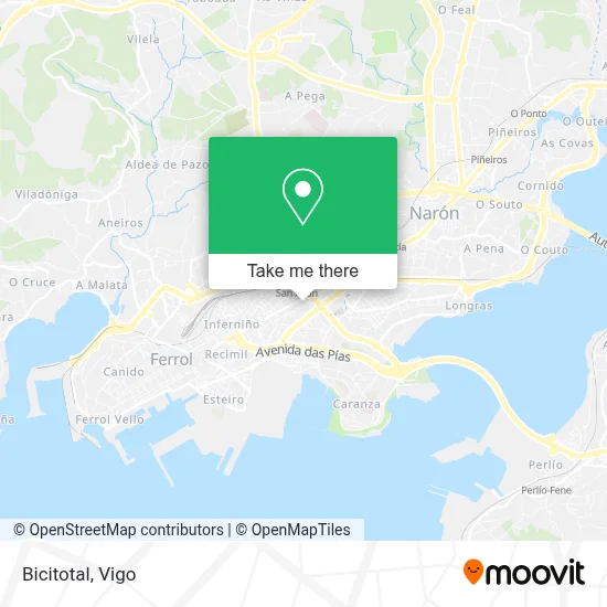 Bicitotal map