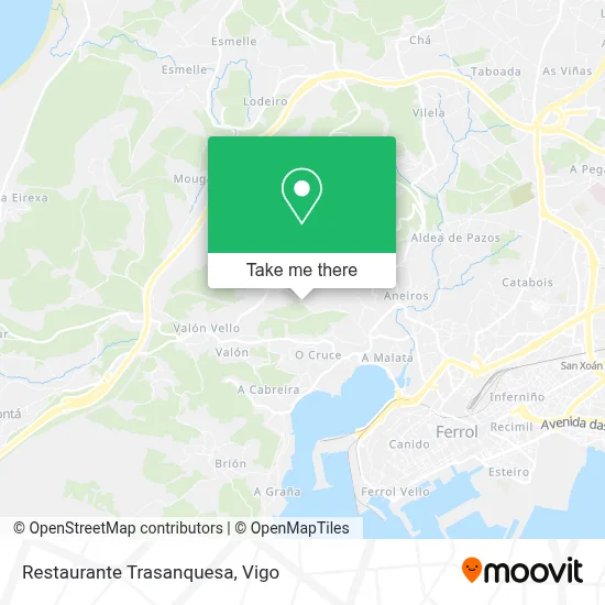 Restaurante Trasanquesa map