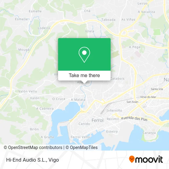 Hi-End Audio S.L. map