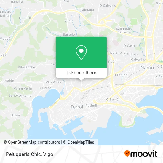 Peluquería Chic map