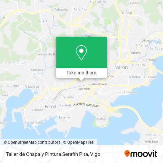 Taller de Chapa y Pintura Serafín Pita map