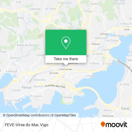 FEVE-Virxe do Mar map