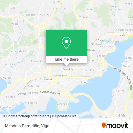 Mesón o Perdidiño map