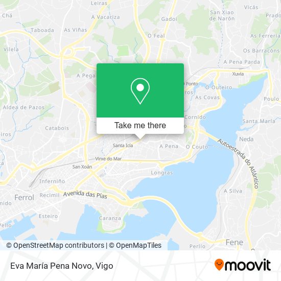 Eva María Pena Novo map