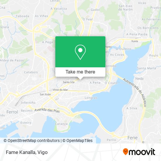 Fame Kanalla map