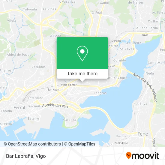Bar Labraña map