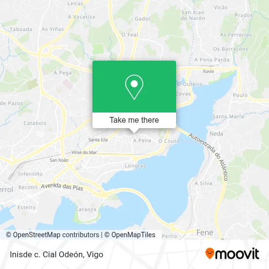 Inisde c. Cial Odeón map