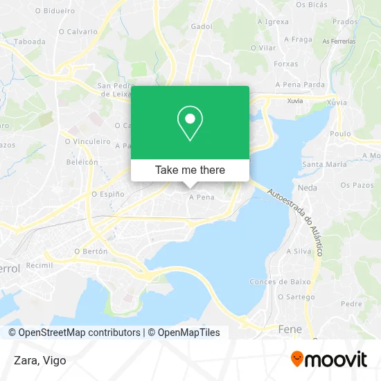 Zara map