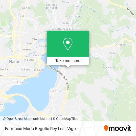 Farmacia María Begoña Rey Leal map