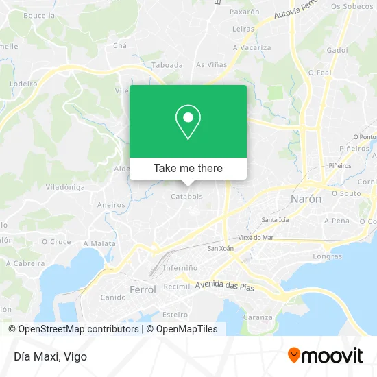 Día Maxi map