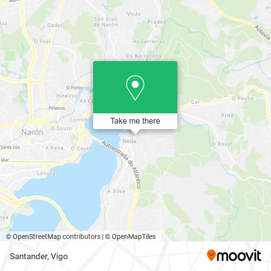 Santander map