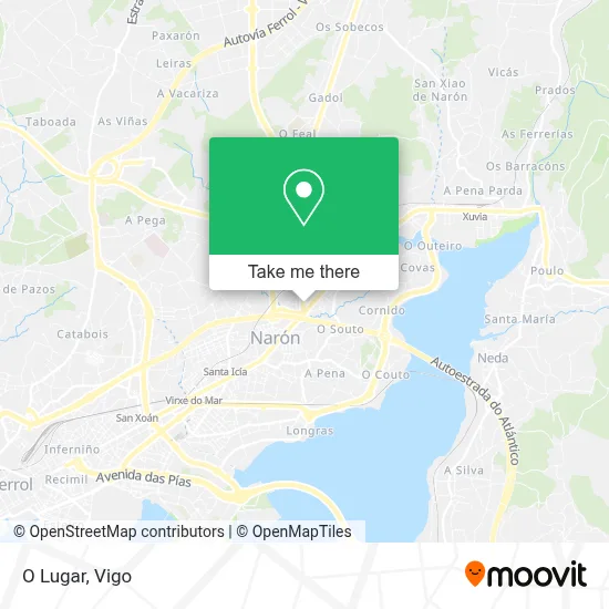 O Lugar map