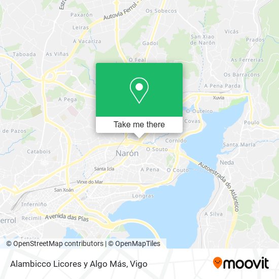 Alambicco Licores y Algo Más map