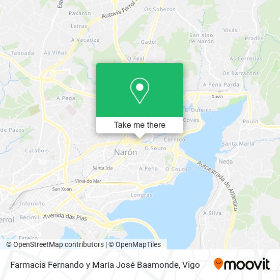Farmacia Fernando y María José Baamonde map