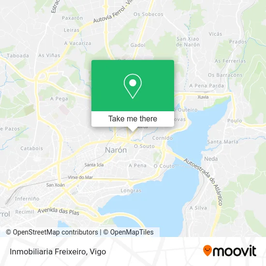 Inmobiliaria Freixeiro map