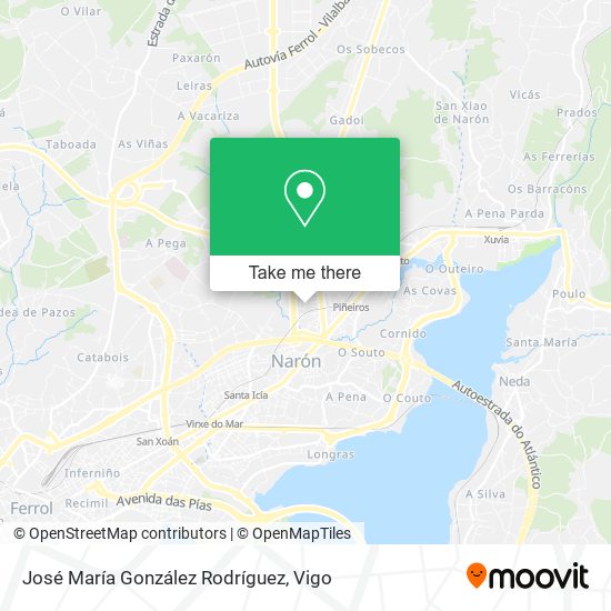 José María González Rodríguez map