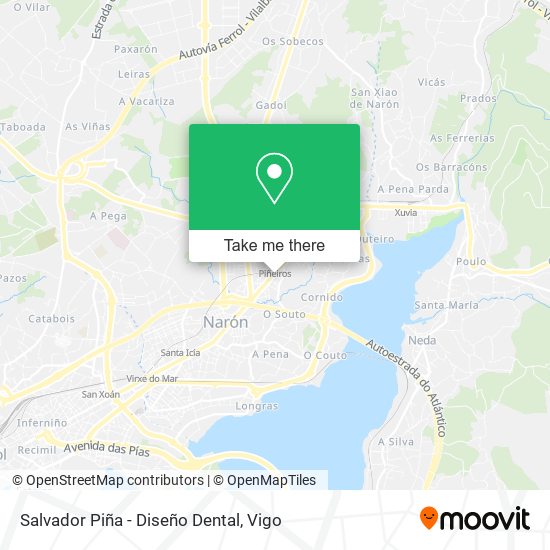 Salvador Piña - Diseño Dental map