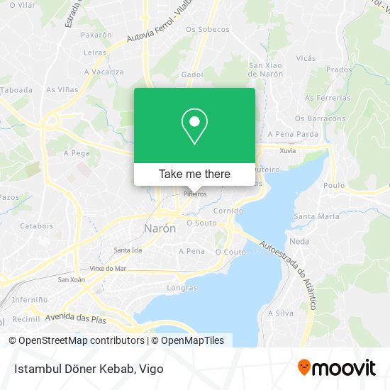 Istambul Döner Kebab map