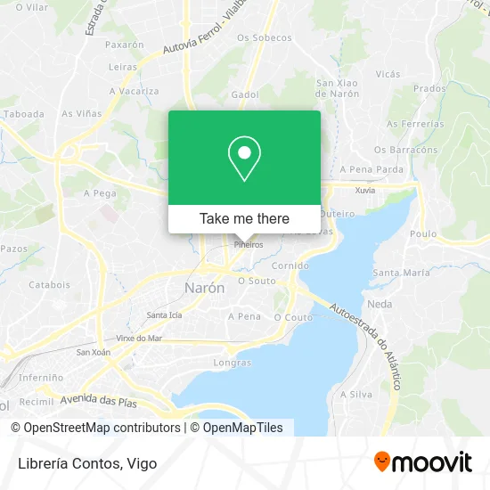 Librería Contos map