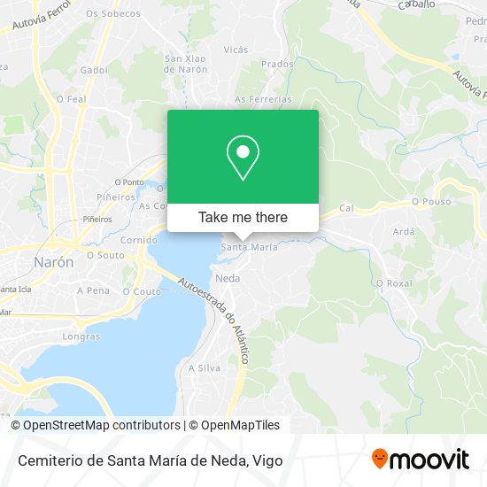 Cemiterio de Santa María de Neda map