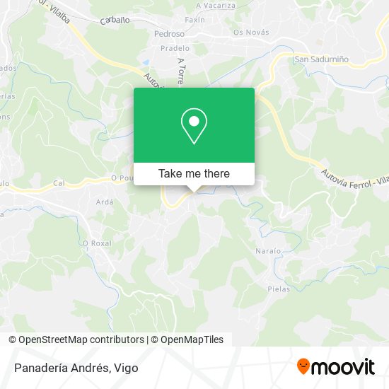 Panadería Andrés map