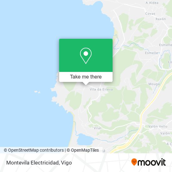 Montevila Electricidad map